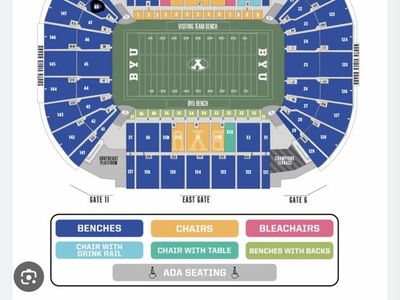 3 BYU Utah Tech Football Saturday September 5 lower bowl