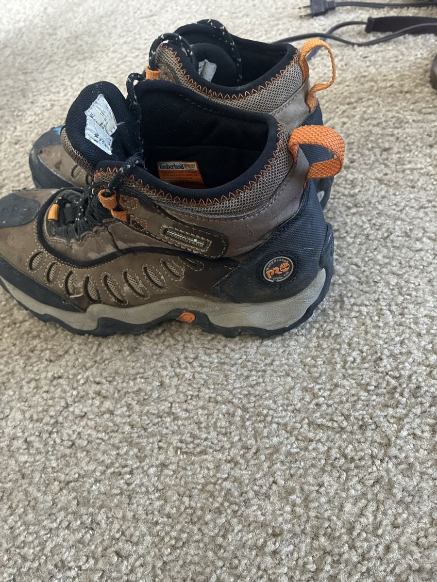 Timberland PRO Steel Toe Waterproof Work Boots Brown Men's Size 8