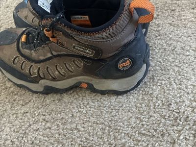 Timberland PRO Steel Toe Waterproof Work Boots Brown Men's Size 8
