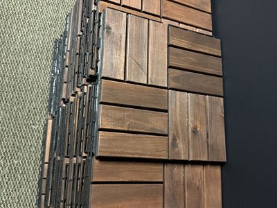 Interlocking decoration floor wood tiles