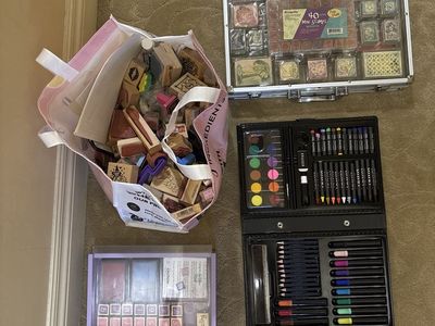 Stamps, pastels and more