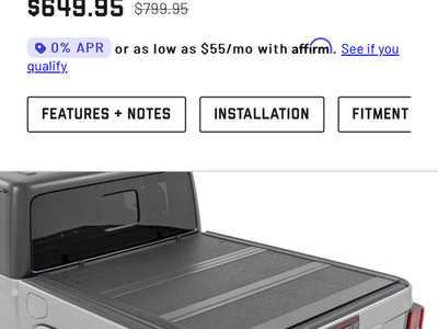 Jeep gladiator bed cover