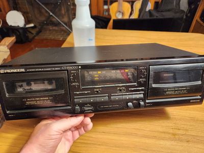 Pioneer dual cassette player. Works great. Model CT-W4000