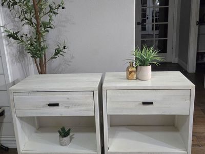 Wood nightstands