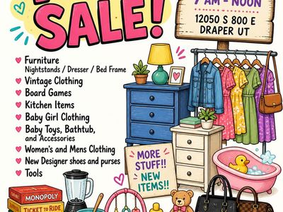 HUGE Multi Family Yard sale MORE STUFF