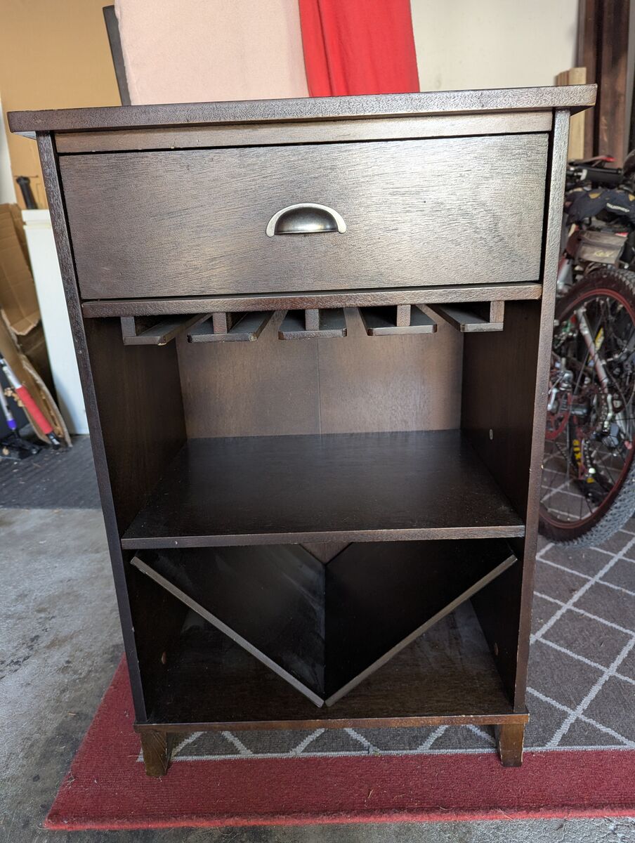 Wine and glass stand