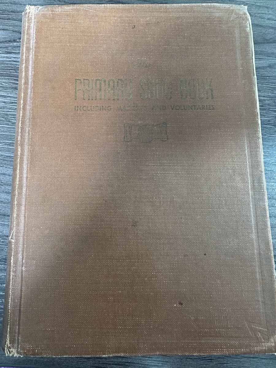 Primary Song Book 1939