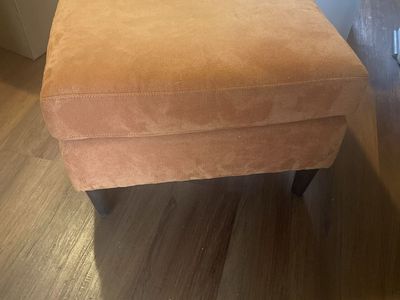 Orange Ottoman