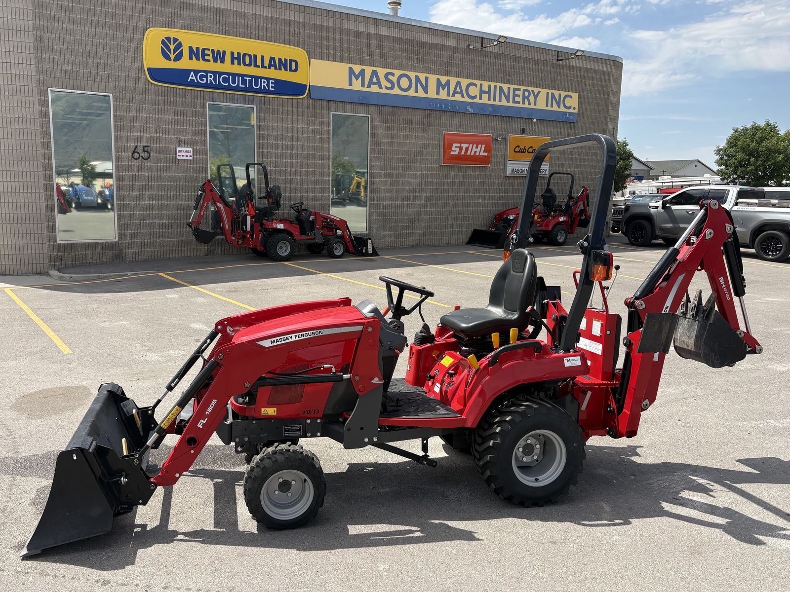 2022 Massey Ferguson GC1723EB Subcompact Tractor Loader Backhoe