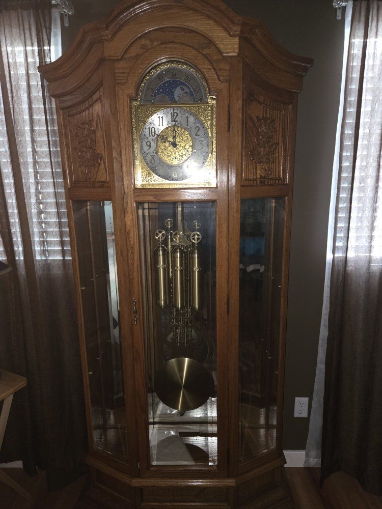 oversized grandfather's clock