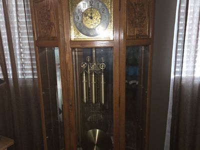 oversized grandfather's clock
