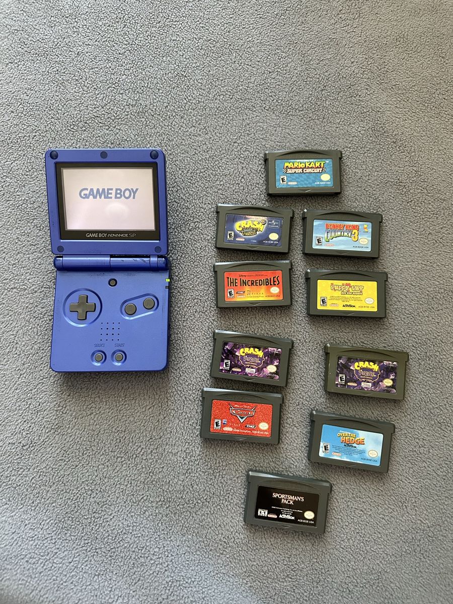 Gameboy SP AGS-001 Blue (No Charger)