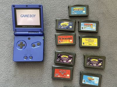 Gameboy SP AGS-001 Blue (No Charger)