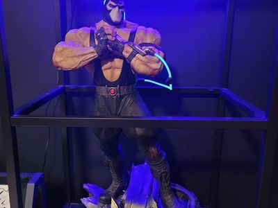 Sideshow Collectibles Exclusive Bane Statue - 26" Tall, Black Light Reactive Accents