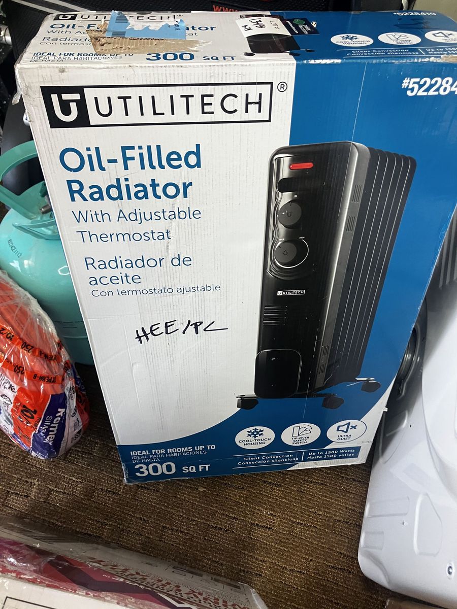 Utilitech Oil-Filled Radiator Heater – Model 52284