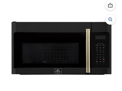 FORNO 30-Inch Over the Range Microwave and Convection Oven - Black