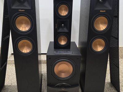 Title: Klipsch Reference Premiere 3.1 Home Theater Speaker Setup (RP-260F, RP-250C, RW-10D)