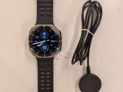 Garmin Instinct Solar Tactical Edition Smartwatch - Black with Charging Cable