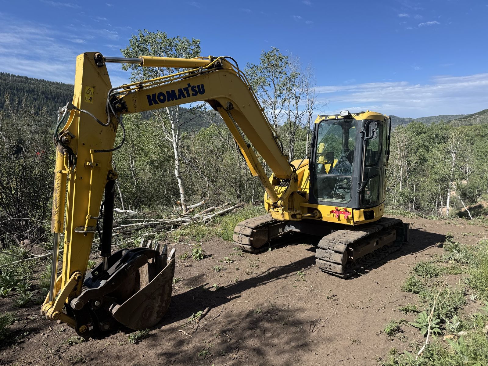 Komatsu PC88 MR-10 Mini Excavator - Used Heavy Equipment