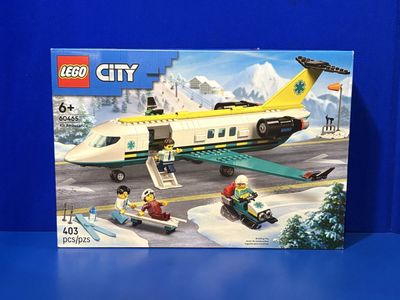 LEGO City 60465 Air Ambulance Toy Building Set - New, 403 Pieces, Ages 6+