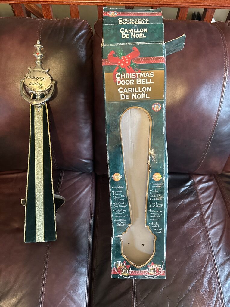 Vintage Christmas Door Bell