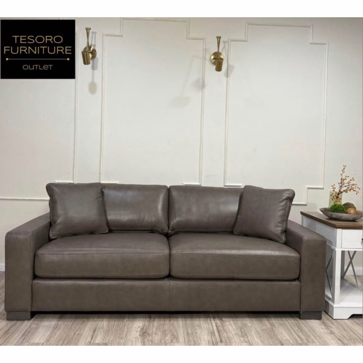 HARRISON LEATHER SOFA WE OFFER DELIVERY