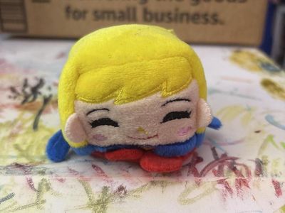 DC Comics Supergirl Kawaii Cubes Plush Toy Collectible Stuffed Character