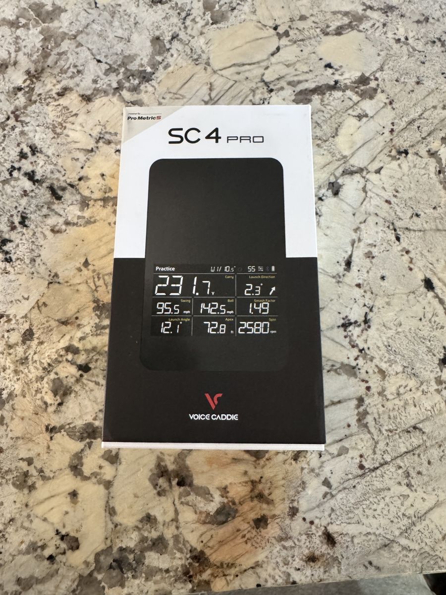Voice Caddie SC4 Pro Golf Launch Monitor Like new/ used once