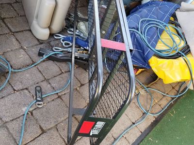 hitch mount cargo rack with net cover / winter cover/ locking hitch pin/ tie down straps