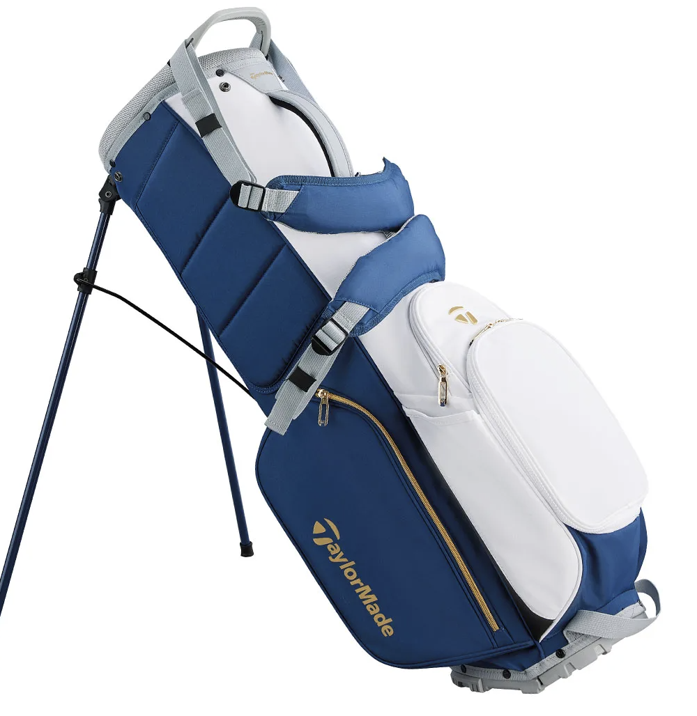 TaylorMade Kalea Gold Women's Stand/Carry Golf Bag - BRAND NEW - White/Blue/Gold