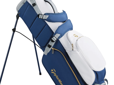 TaylorMade Kalea Gold Women's Stand/Carry Golf Bag - BRAND NEW - White/Blue/Gold