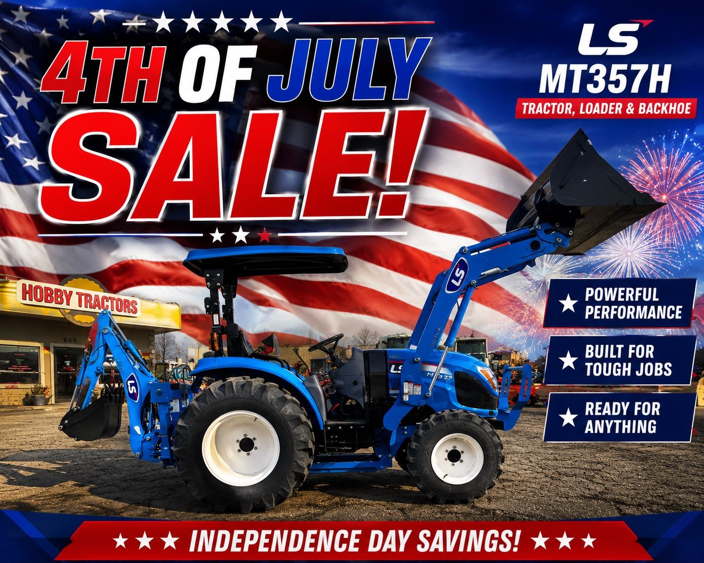 LS MT357H Tractor Loader Backhoe
