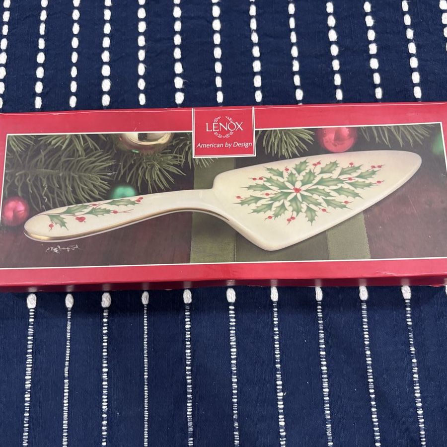 Lenox Holiday Dessert Server NEW