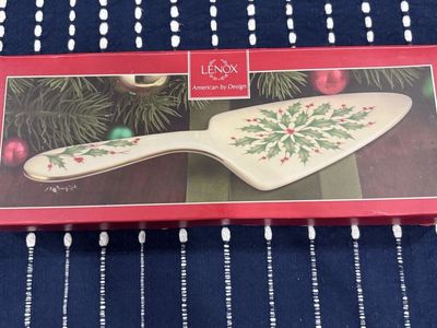 Lenox Holiday Dessert Server NEW
