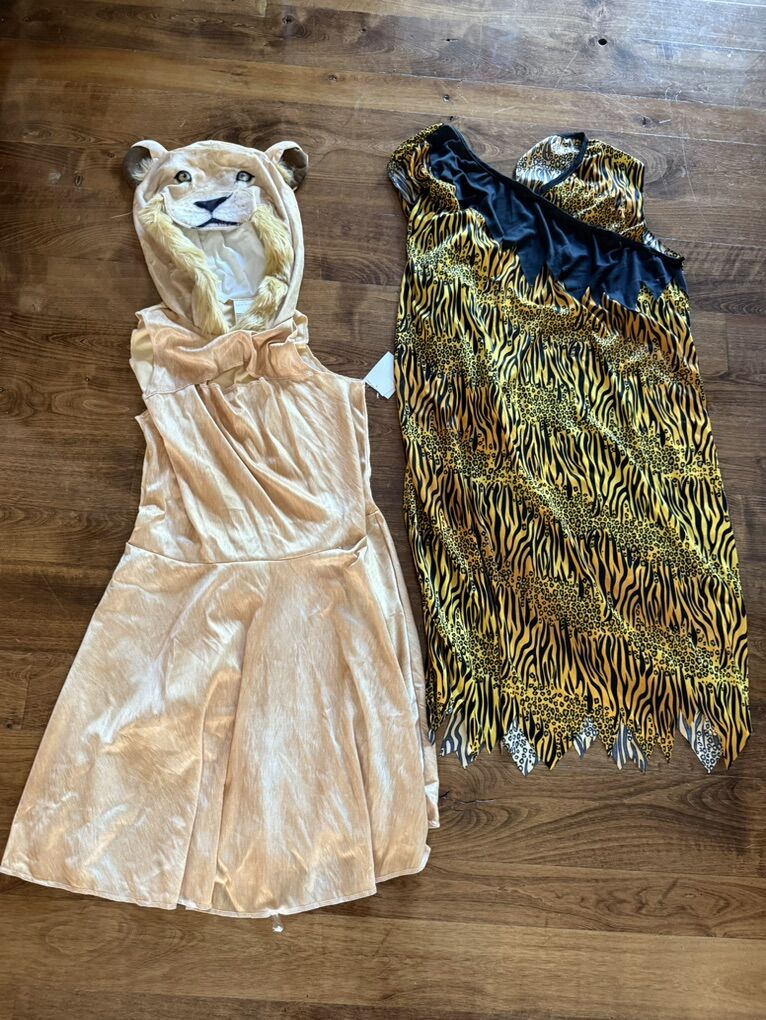 Disney Adult Lion King Costumes L/XL Set
