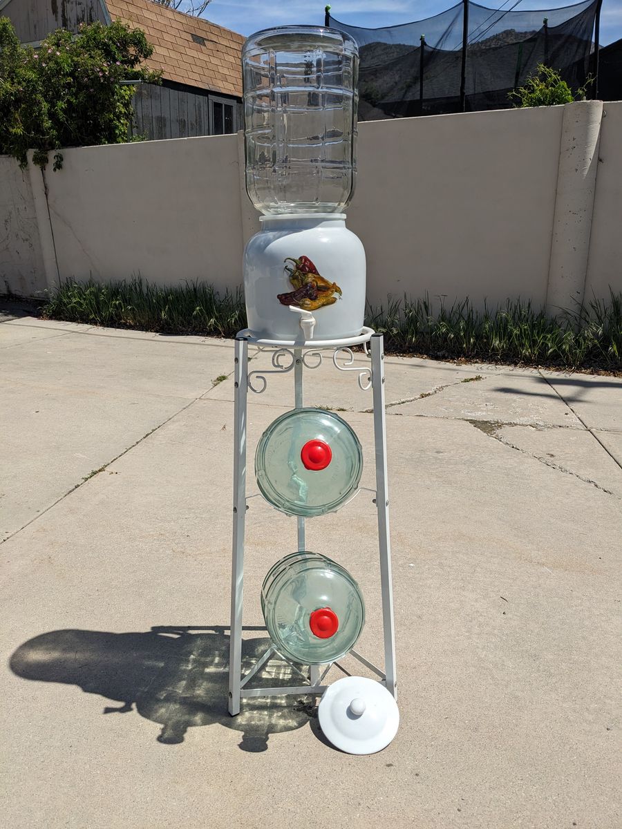 Water Bottle Stand + Extra Bottles (optional)