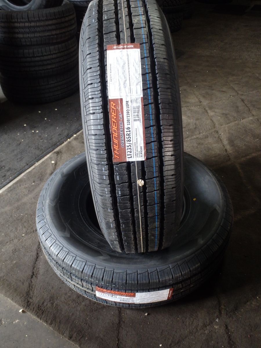 235/85R16 THUNDERER COMERCIAL L/T PAIR OF TWO BRAND NEW TIRES