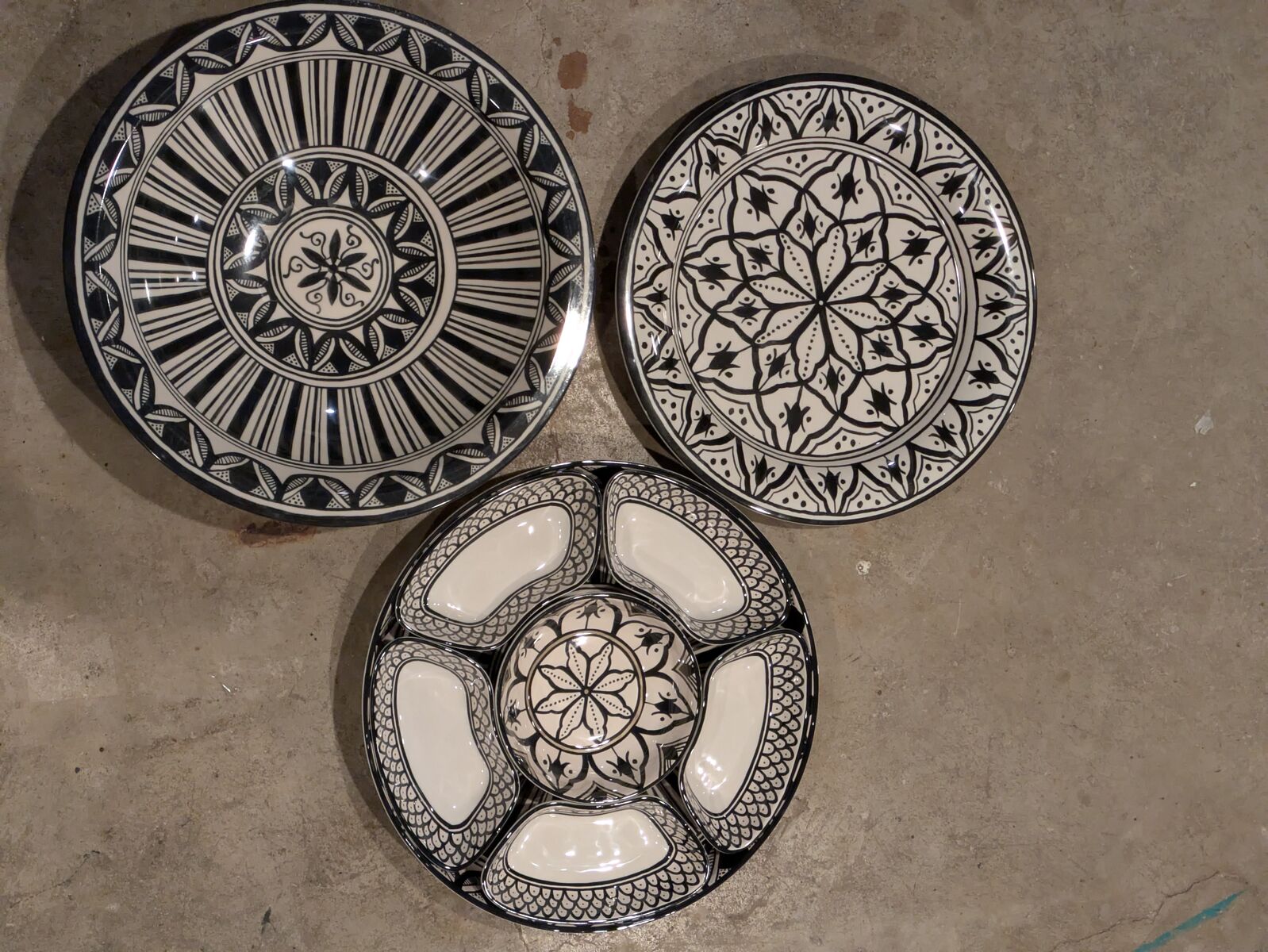 Pottery Barn Melamine Serving Dishes