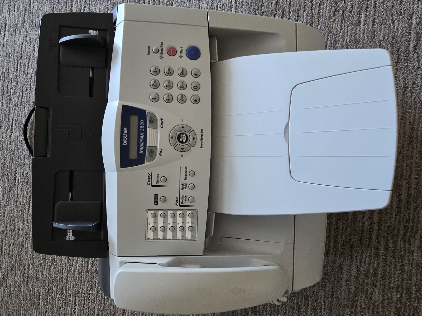 High-Quality Laser Output Brother IntelliFax for Copy, Print and Fax