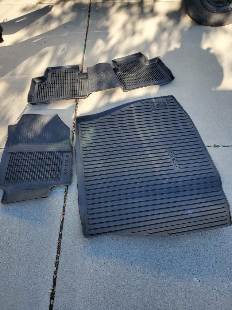 Toyota Venza Floor Mats and Cargo Liner Set - Used