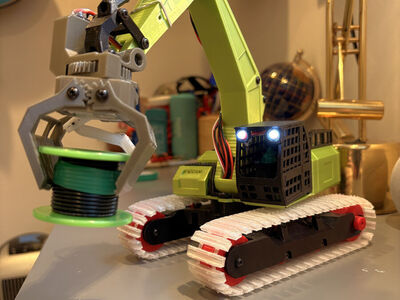 Custom 3D Printed RC Excavator – Ready to Run or Commission Build Available – $350 - $300 Starting for Commissions