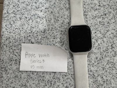 Apple Watch Series 8 45mm Smartwatch with White Band