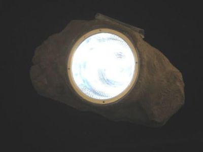 Solar Rock Light with Spotlights