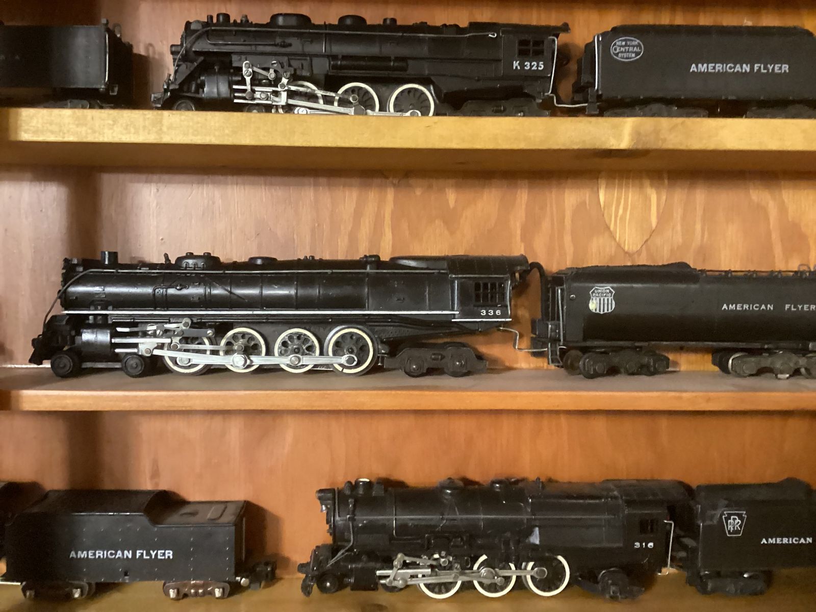 Large American flyer S gauge Railroad collection for sale.