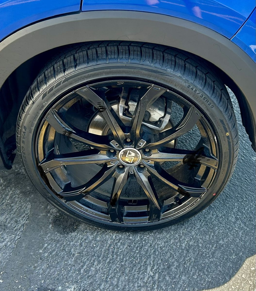 20” wheels with brand new tires