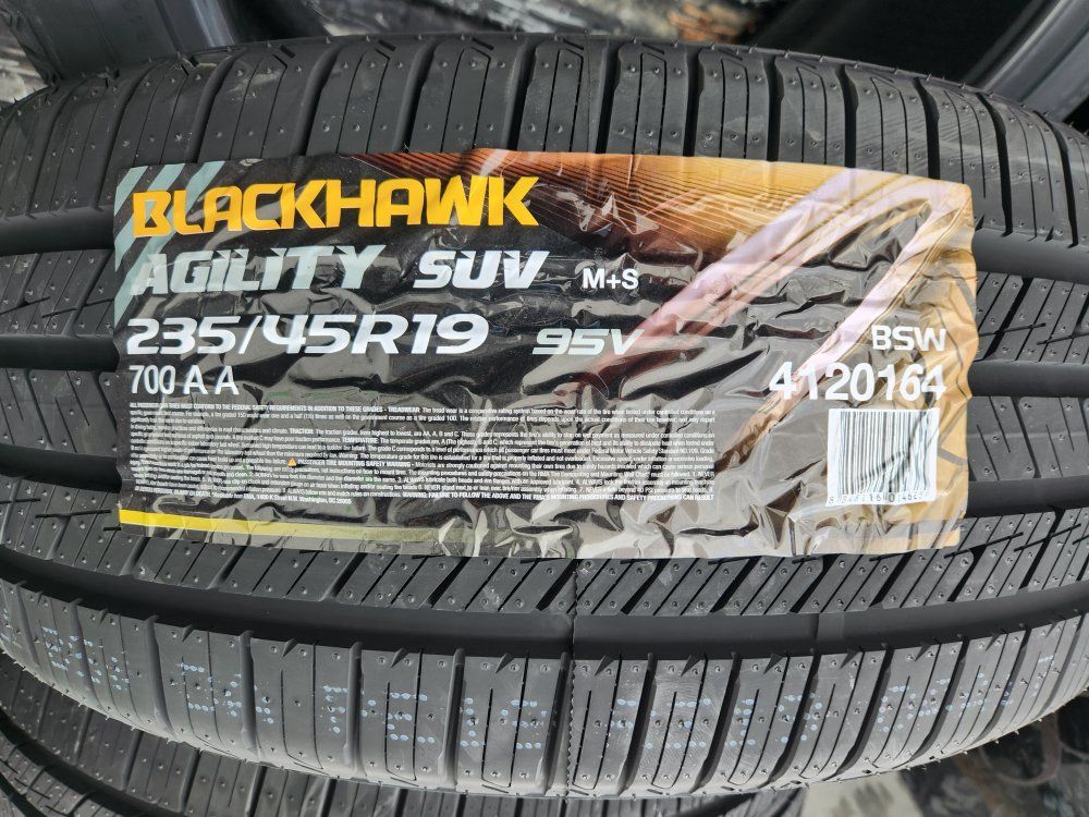 235/45r19 blackhawk agility suv 