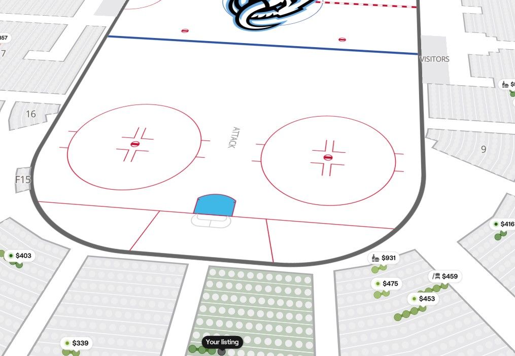 Mammoth vs Penguins (4) available . lower bowl row 7 aisle av's / wild