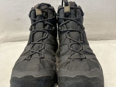 Salomon x-Ultra Forces men’s size 11.5 gray textile Gore-Tex mid hiking boots lightly used