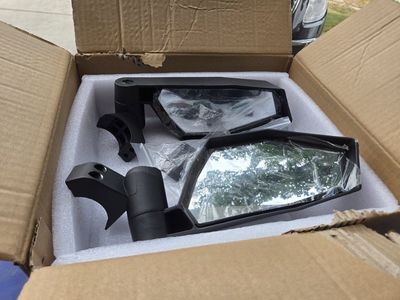 New Foldable UTV Side Mirrors left & Right Side. Polaris RZR XP