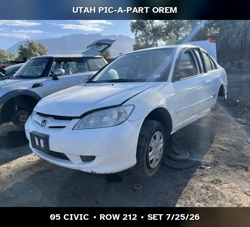 2005 Honda Civic Parts - UTPAP Orem